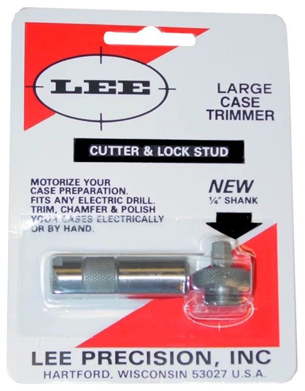 Lee Precision 90401 Large Case Trimmer Cutter & Lock Stud