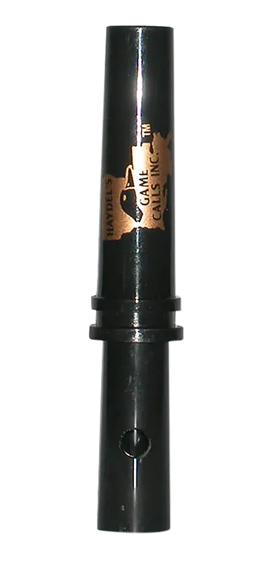 Haydel's VTM90 Double Reed Duck Call: Variable Tone Mallard Hen Sounds in Black Acrylic