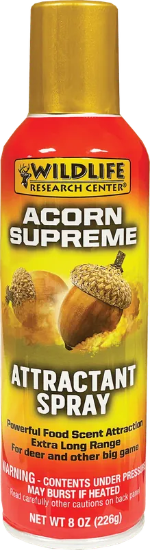 Acorn Supreme Scent: Wildlife Research 735 Food Attractant Spray 8 oz Aerosol