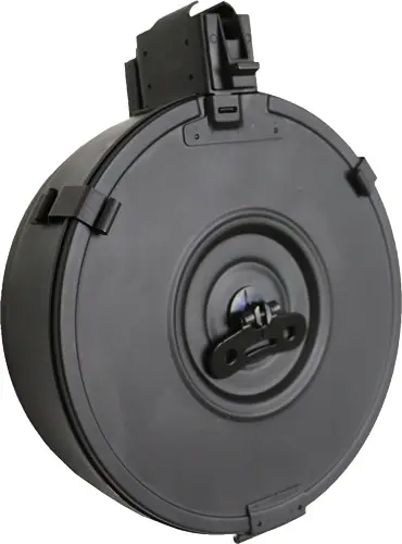 100RD Black Metaliver Johnson AK47 Magazine