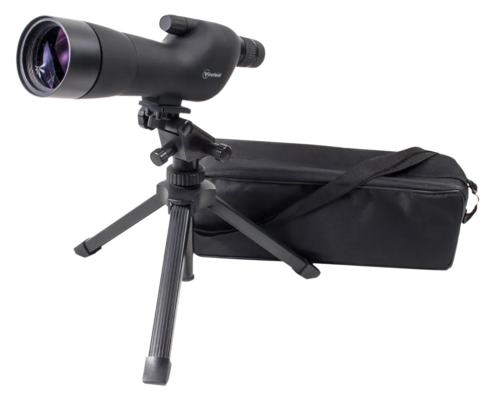 Firefield FF11018K 20-60x60mm Spotting Scope Kit with Angled Body and Straight Eye Piece