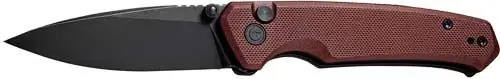 CIVIVI Altus 2.97" Knife - Burgundy G10/Black Stonewash Blade