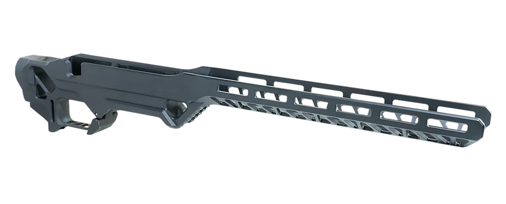 Timber Creek Outdoors Enforcer Rifle Chassis for Remington 700, Black Aluminum, Right-Handed