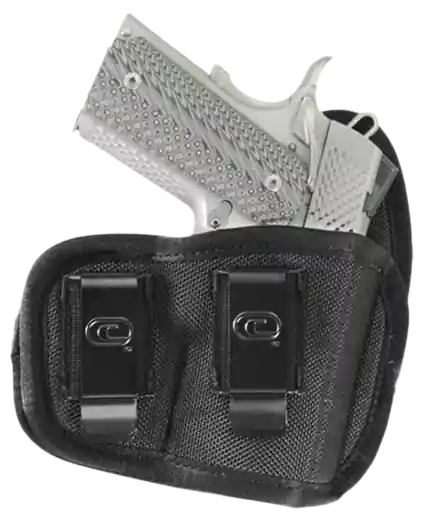 Crossfire Shooting Gear Cyclone IWB/OWB Holster for Subcompact 2-2.5" Barrel, Right Hand, Black