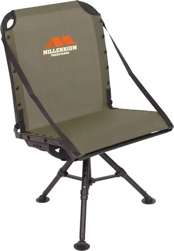 Packable Leveling Legs Millennium Ground Blind Chair
