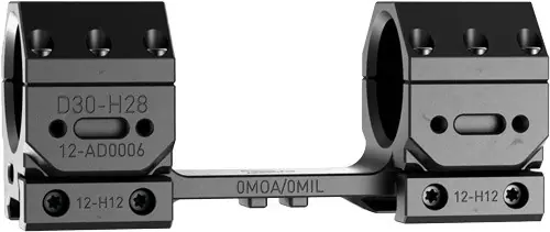30mm Low Black Audere Scope Mount Adversus