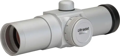 Silver UltraDot G2 30mm Red Dot Sight with 2 MOA Dot