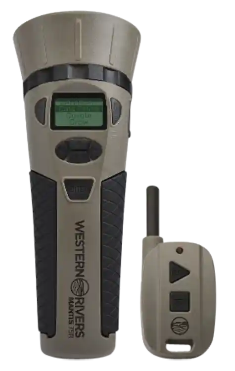 Western Rivers GC75 Mantis 75R Electronic Predator Call with Remote Control, Brown Polymer