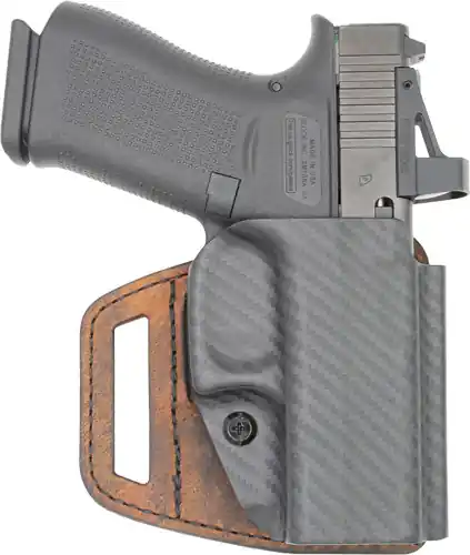 HYBRID SIG P365 XL POLY/BROWN VERSACARRY VSLIDE OWB HOLSTER