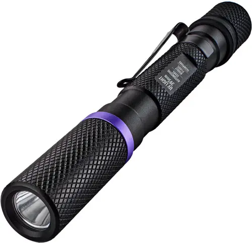 2AAA Batteries PSF 395nm UV Penlight Black with Clip