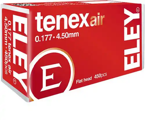 4.50mm 8.2 Grains 450-Pack Eley Tenex Air Pellets .177