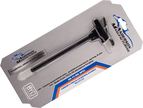 Ambidextrous AR-15 Black Anderson Charging Handle