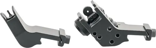 45° Offset Aluminum Black Fixed Front/Rear Sight