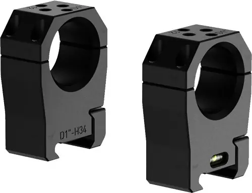 Medium Black Audere Scope Rings PSR 1-Inch