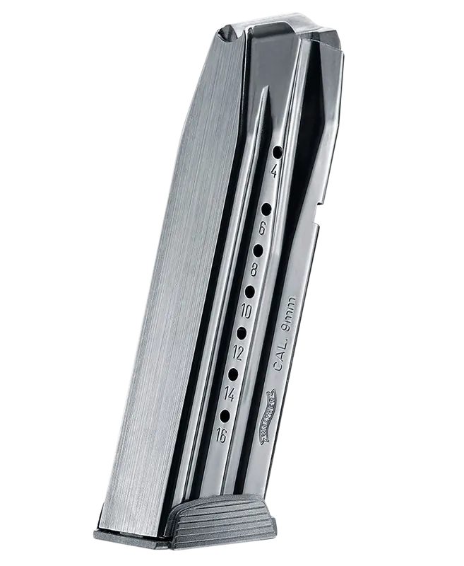 Walther Arms Creed/PPX 9mm Luger 16-Round Black Steel Magazine