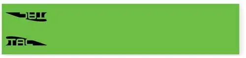 4.675" Green Arrow Wraps - 13 Pack Tac Vanes Standard