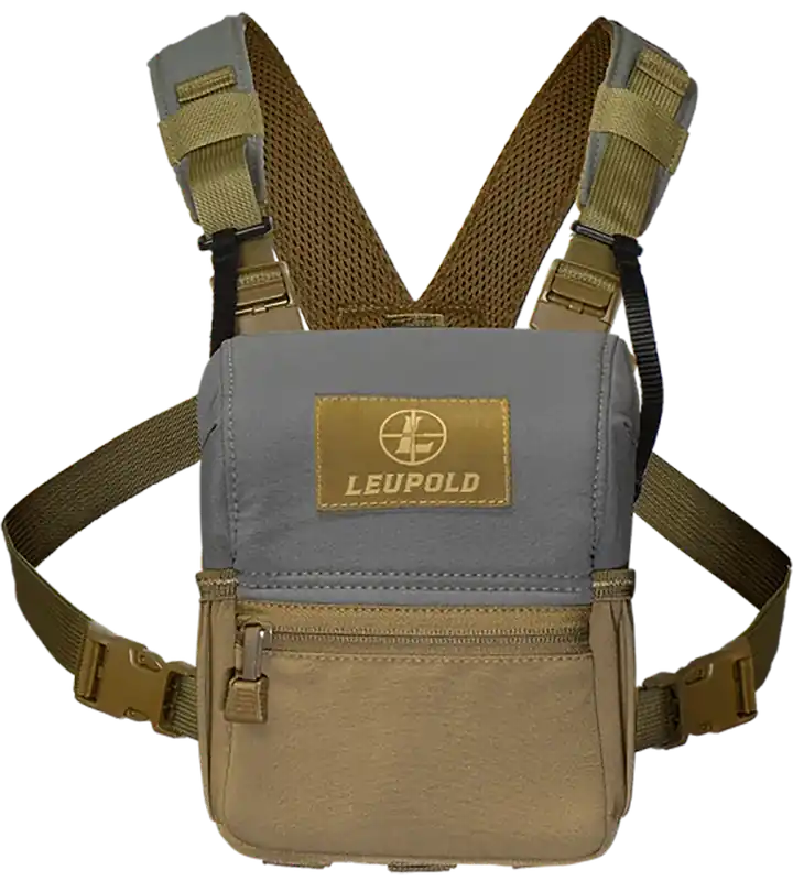 Leupold 185627 Non-Magnetic Binocular Harness in Tan/Gray