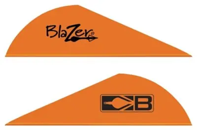 36-Pack Bohning Blazer Vanes - 2" Solid Neon Orange