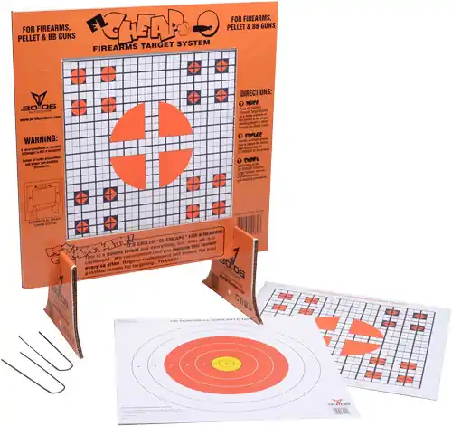 Affordable 30-06 Outdoor Paper Target with Stand - 40 Count