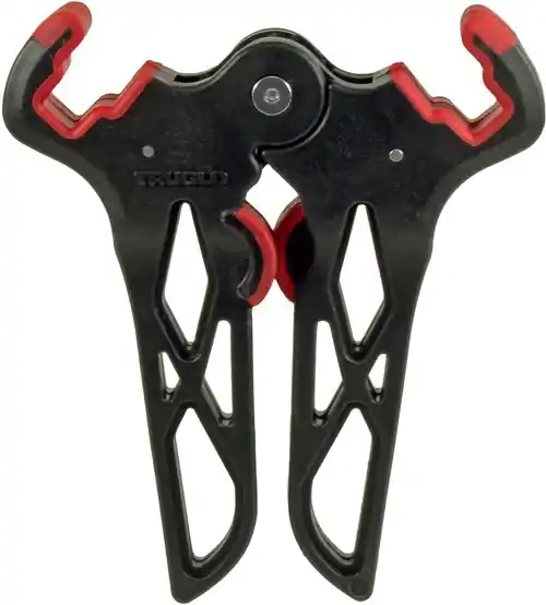 5.8" Black/Red Truglo Mini Bow Stand Bow-Jack