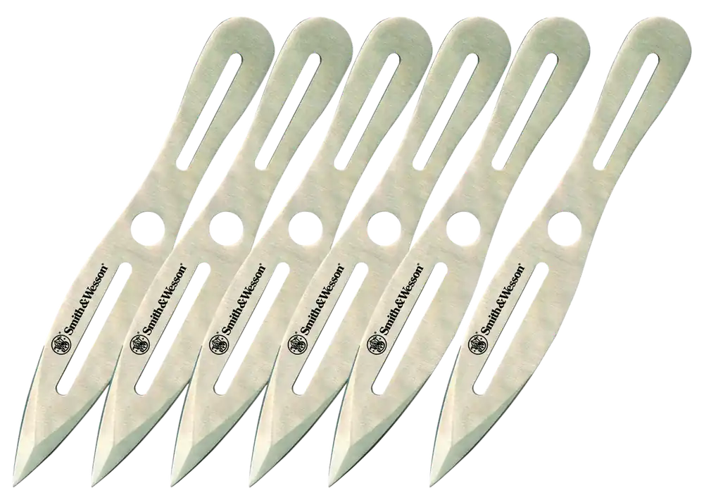 Smith & Wesson Bullseye 8" Throwing Knives Set - 6 Pack
