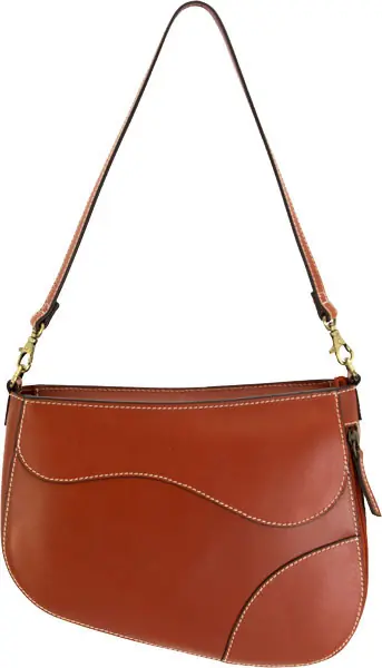 Cameleon Saddle Purse: Brown Concealed Carry Bag