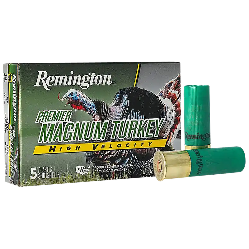 Remington Premier Magnum Turkey 12 Gauge High Velocity Ammo - 5 Rounds