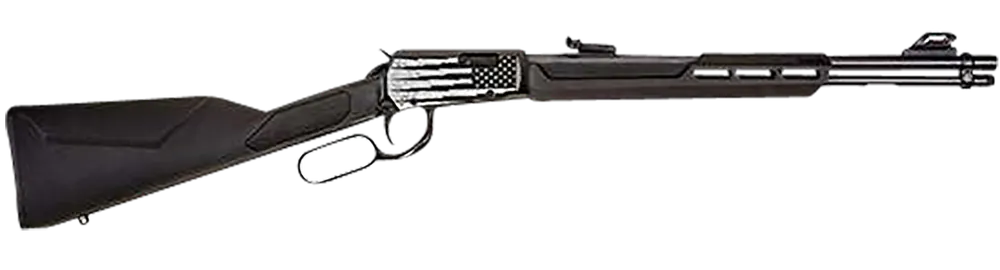 Rossi Rio Bravo Lever Action .22 WMR Rifle with US Flag Engraving