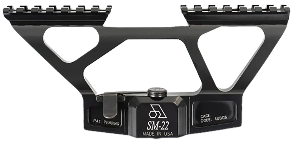 Arsenal SM22 AK Scope Mount for SAM7K Series - Black Anodized, 0 MOA