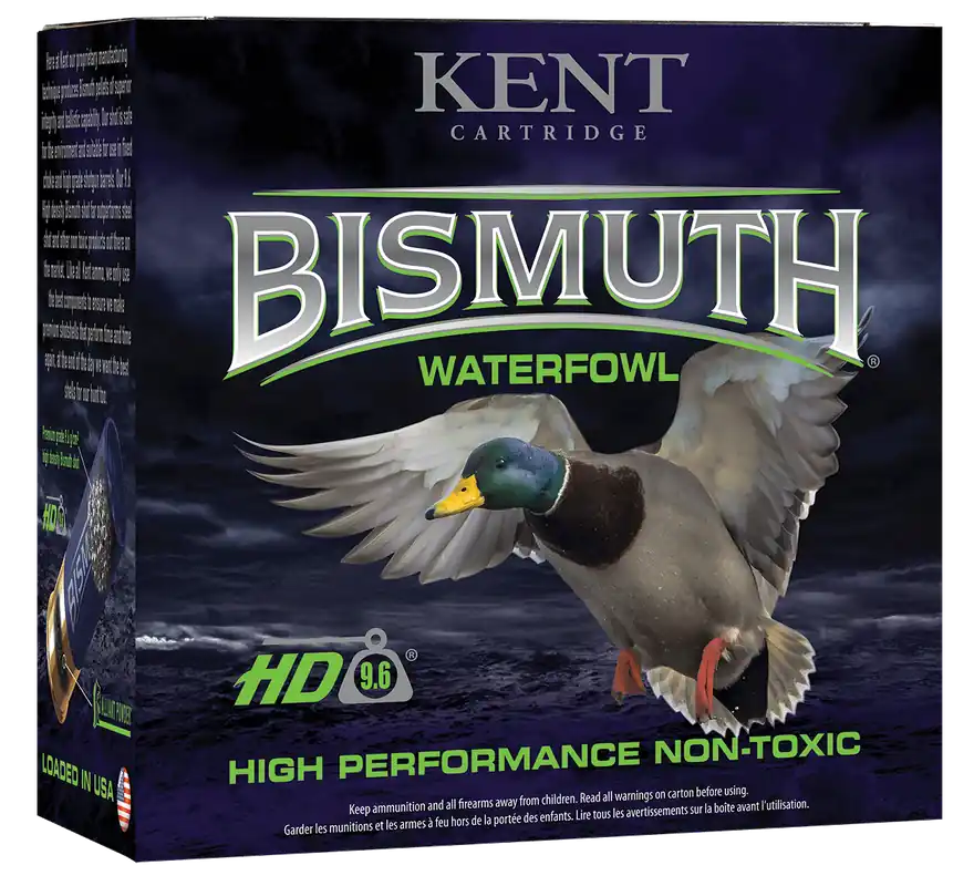 Kent Cartridge Bismuth Waterfowl 12 Gauge 3" Shotgun Shells - 25 Box/10 Case