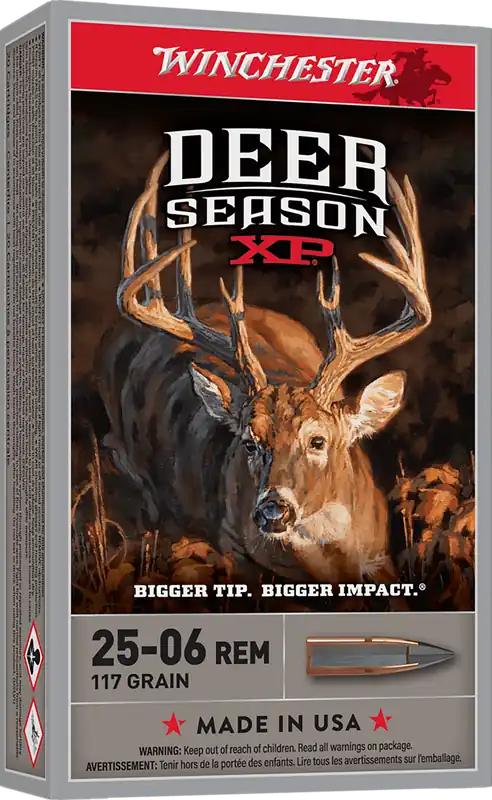 Winchester Deer Season XP 25-06 Rem 117gr Ammo - 20 Rounds