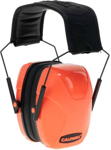 Vibrant Coral Caldwell Youth Noise-Reducing Earmuffs