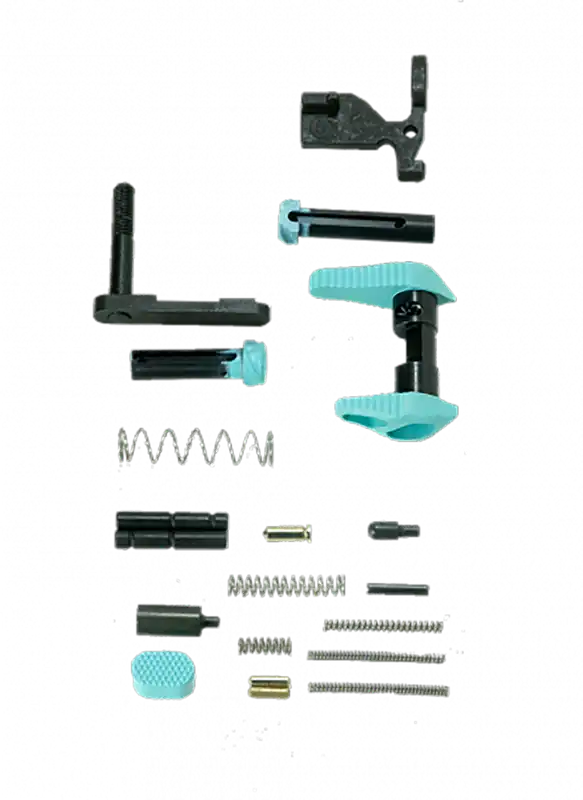 Timber Creek Outdoors AR-15 Lower Parts Kit in Robin's Egg Blue Aluminum