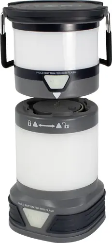Rechargeable Lantern with 4 AA Batteries - 380 Lumens