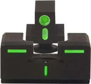 Meprolight R4E Tritium Duty Sights for Glock - Green/Green