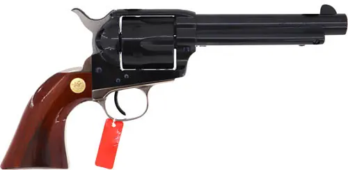 Cimarron Pistoleer 5.5" .45 LC Revolver with Blued Finish and Nickel Backstrap