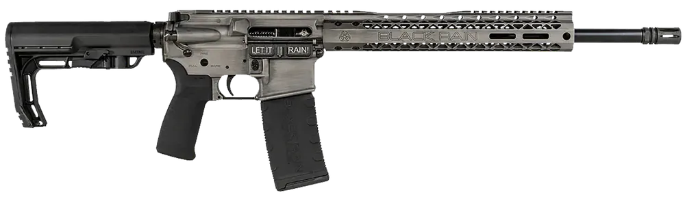 Black Rain Ordnance Spec15 Fusion 5.56 NATO Rifle - Titanium Battleworn Finish