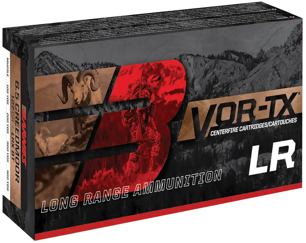 Barnes Bullets VOR-TX Long Range 338RUM 250gr LRX Boat Tail - 20/Box, 10/ Case