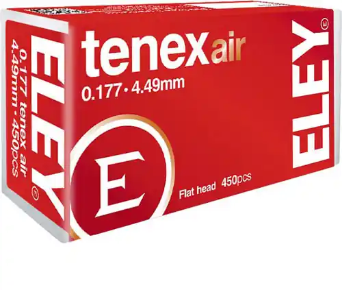 4.49mm 8.2 Grains 450-Pack Eley Tenex Air Pellets .177