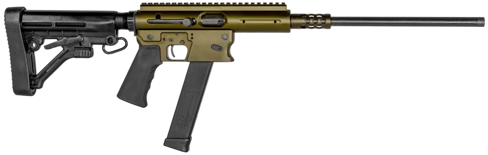 TNW Firearms RXCPLT0010BKOD Aero Survival 10mm Auto Rifle, Olive Drab Green, 16.25" Barrel, 15+1 Capacity, Optic Ready