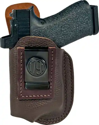 IWB Holster for Glock 42/43 - Brown Deer Hide, Left-Handed Model LH1791