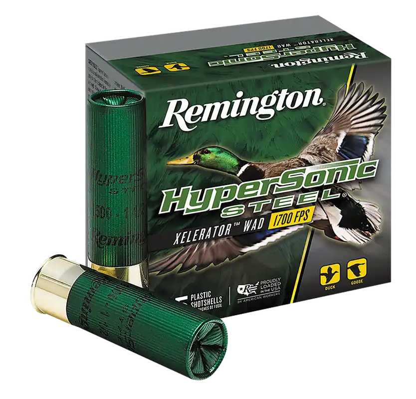 Remington Ammunition 26769 HyperSonic Steel 12Gauge 3" 1 1/4oz BBShot 25 Per Box/10 Case