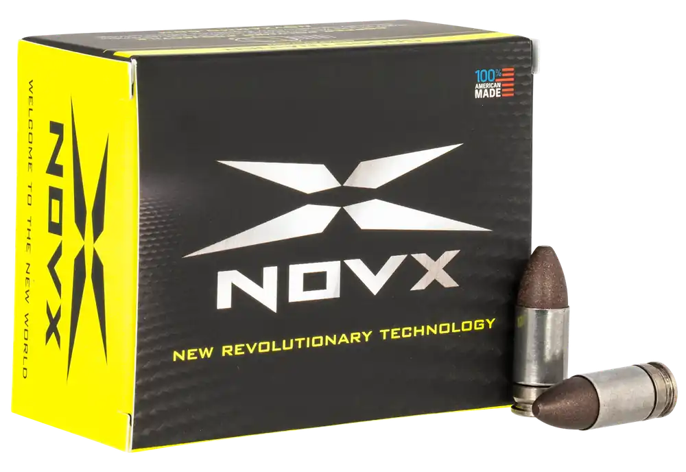 NovX 9mm Luger 65gr Copper Polymer Frangible Ammo - 20 Rounds Per Box