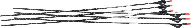 Easton FMJ 5mm 340 Arrows with 2" Blazer Vanes - 6 Pack