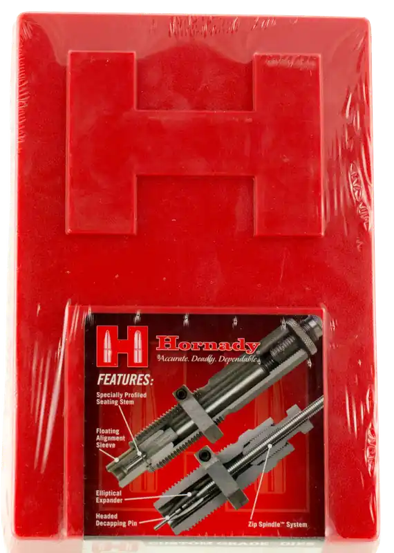 Hornady Custom Grade Series I 2-Die Set for 17 Hornet - Sizing & Seater Included
