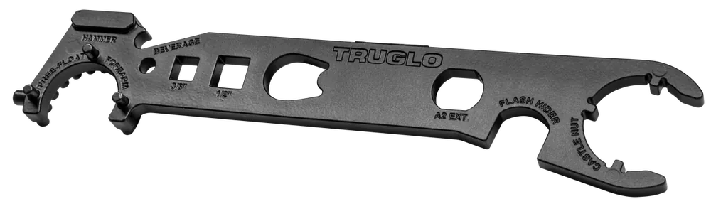 TruGlo TG973B Armorer's Wrench for AR Platform - Black Steel