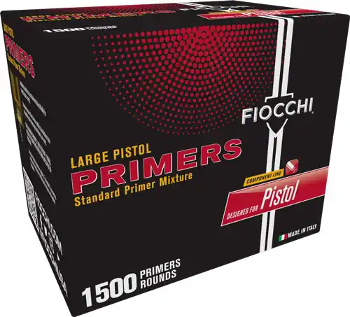 Bulk Pack of 12,000 Fiocchi Large Pistol Primers
