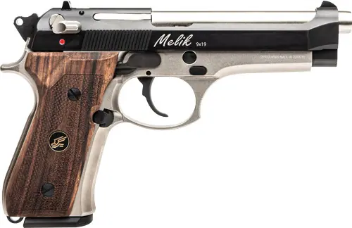 17RD 9MM FS Black Steel Frame Rock Island Melik 4.9"