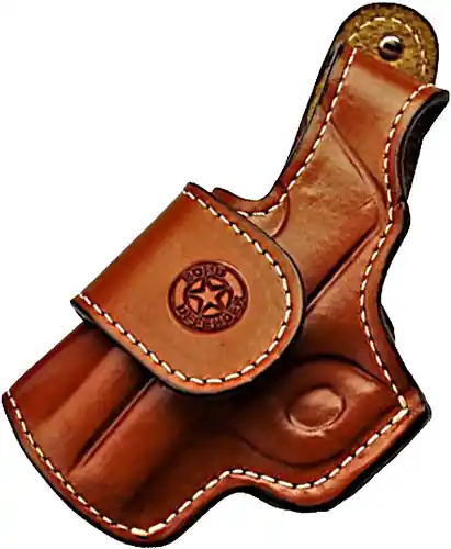 Snakeslayer IV Leather Tan Bond Arms Left-Handed Driving Holster