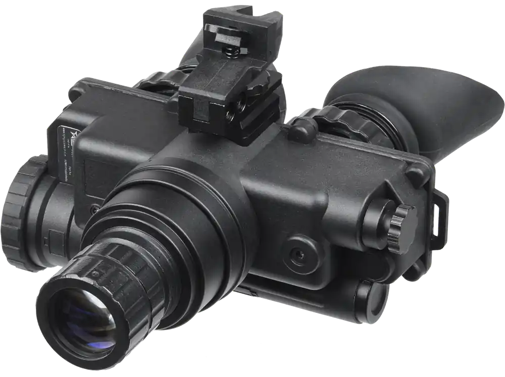 AGM Wolf-7 PRO NL1 Gen 2+ Night Vision Goggles, 45-54 lp/mm Resolution, Green Filter